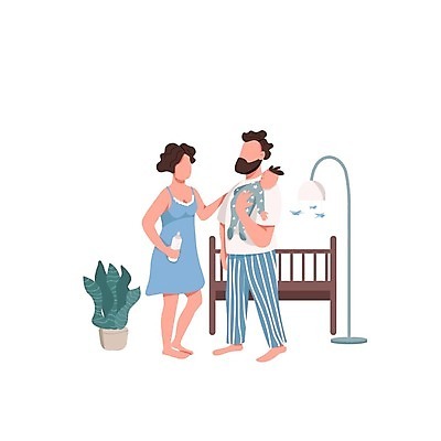 EPS 해외이미지 전신 라이프스타일 여자 남자 화분 일러스트 가족 엄마 서기 들기 성인 세명 육아 자녀 스탠드 아기 아빠 젖병 모빌 아기침대 얼굴없음 들어올리기 해외일러스트 관계 모션 조명 사람 생활 아기용품 침대 파일형식 벡터 이미지허브