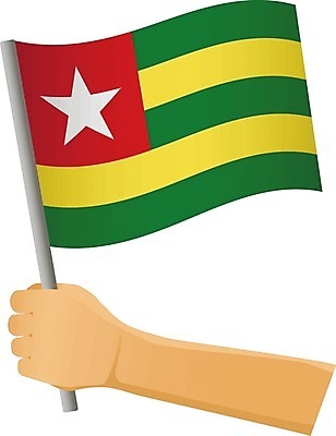 EPS 해외이미지 손 디자인 물결 일러스트 축하 깃발 잡기 플랫 작음 심볼 깃대 봉 애국심 고립 전국 토고 해외일러스트 컨셉 모션 신체부위 크기 파일형식 벡터 서아프리카 이미지허브