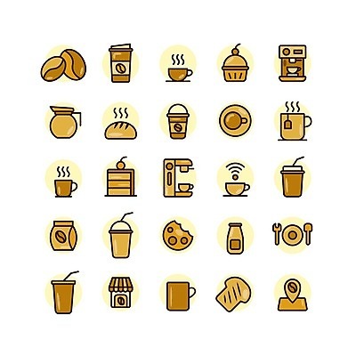 EPS 해외이미지 접시 커피 음료 음식 빵 포크 가방 일러스트 아침 콩 컵 세트 쿠키 케이크 상점 식당 숟가락 웹 기계 카페 빵집 우유 신선 뜨거움 항아리 아침식사 냄비 찻주전자 심볼 사인 와이파이 카푸치노 에스프레소 GPS 해외일러스트 주간 식기 잡화 인터넷 주전자 디저트 유제품 곡류 수저 식사 도자기 솥 무선인터넷 파일형식 벡터 이미지허브