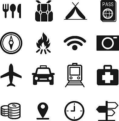 EPS 해외이미지 시계 여행 일러스트 호텔 불 비행기 텐트 사람없음 세트 약 검은색 캠핑 기차 짐 아침식사 공항 나침반 방향 오브젝트 택시 여권 와이파이 백패커 체크인 호스텔 해외일러스트 자연요소 육상교통 컬러 의학 항공교통 교통시설 승용차 자동차 숙소 레저 대중교통 캠핑도구 식사 무선인터넷 파일형식 벡터 이미지허브