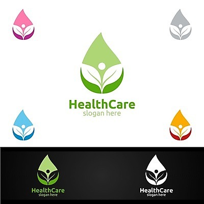 EPS 해외이미지 디자인 잎 사람없음 새싹 물방울 심볼 에코 바이오 브랜딩 해외일러스트 식물 환경 파일형식 벡터 이미지허브