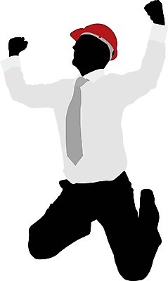 EPS 해외이미지 남자 행복 일러스트 비즈니스 성공 기념 관리 웃음 사람 손짓 기쁨 흰색 표현 비즈니스맨 엔지니어 무릎꿇기 안전모 건축가 흥분 필승 해외일러스트 직업 감정 컬러 컨셉 모션 표정 우승 직장인 기술자 헬멧 안전장비 파일형식 벡터 이미지허브