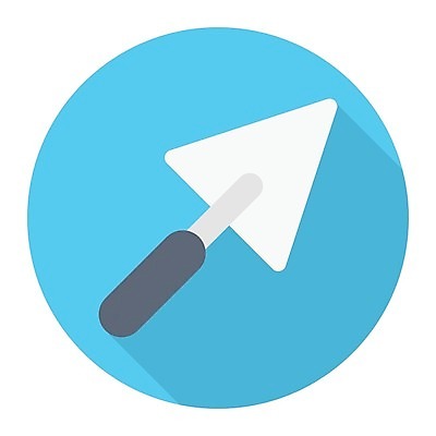 EPS 해외이미지 직업 디자인 실루엣 산업 백그라운드 일러스트 벽돌 노동자 손잡이 건물 금속 장비 기구 도구 공구 업무 플랫 수리 모종삽 심볼 오브젝트 사인 심플 고립 미장 해외일러스트 건축물 재질 촬영기법 작업 삽 파일형식 벡터 이미지허브