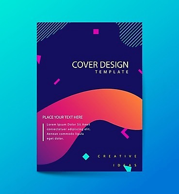 EPS 해외이미지 디자인 일러스트 추상 타이포그라피 사람없음 세트 남색 해외일러스트 문자 컬러 무늬 파일형식 벡터 이미지허브