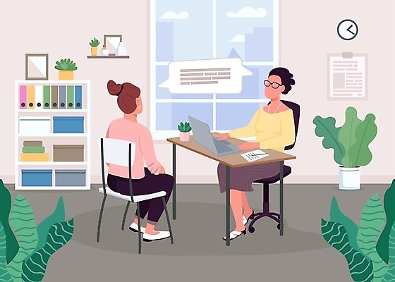 EPS 해외이미지 전신 여자 일러스트 직장 대화 앉기 성인 두명 노트북 사무실 업무 비즈니스우먼 만화 성인여자만 해외일러스트 회사 비즈니스 모션 말하기 사람 전자제품 작업 직장인 여자만 성인만 파일형식 벡터 이미지허브