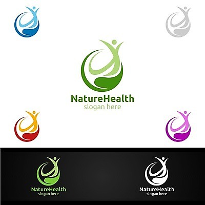 EPS 해외이미지 디자인 잎 사람모양 사람없음 심볼 에코 바이오 브랜딩 해외일러스트 모양 식물 환경 파일형식 벡터 이미지허브