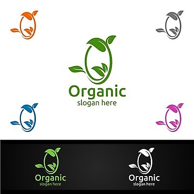 EPS 해외이미지 디자인 잎 사람없음 원형 덩굴 심볼 에코 유기농 바이오 브랜딩 해외일러스트 도형 식물 웰빙 환경 파일형식 벡터 이미지허브