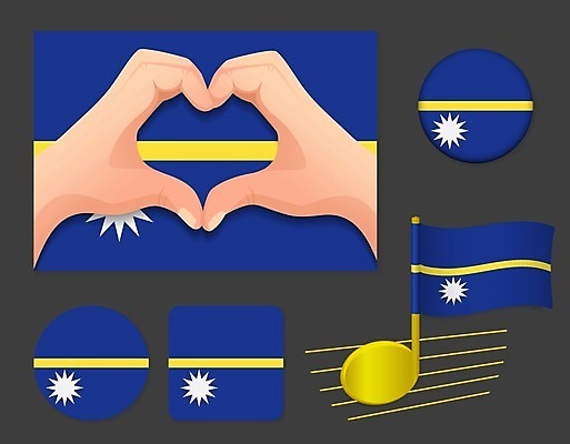 EPS 해외이미지 물결 일러스트 사랑 세트 쪽지 깃발 심볼 사인 고립 해외일러스트 감정 파일형식 벡터 이미지허브