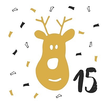 EPS 해외이미지 크리스마스 일러스트 타이포그라피 사람없음 숫자 루돌프 달력 날짜 12월 꽃가루 해외일러스트 문자 기념일 사슴 가루 파일형식 벡터 이미지허브