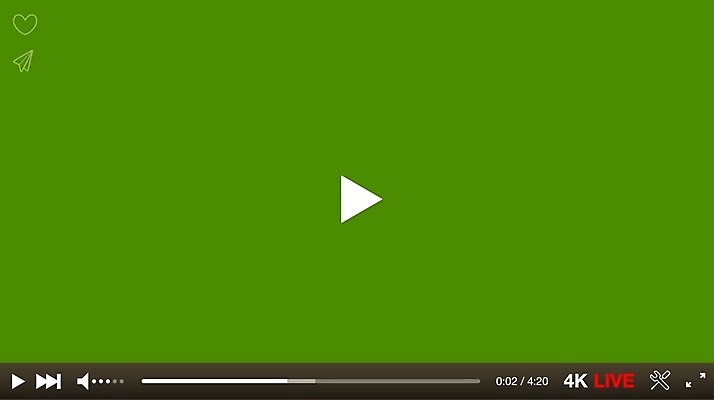 EPS 해외이미지 일러스트 사람없음 초록색 멀티미디어 UI 플레이어 해외일러스트 컬러 파일형식 벡터 이미지허브