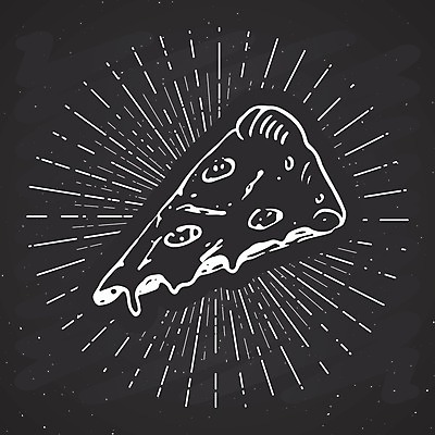 EPS 해외이미지 디자인 일러스트 피자 심볼 그런지 조각피자 피자조각 해외일러스트 조각 패스트푸드 서양음식 파일형식 벡터 이미지허브