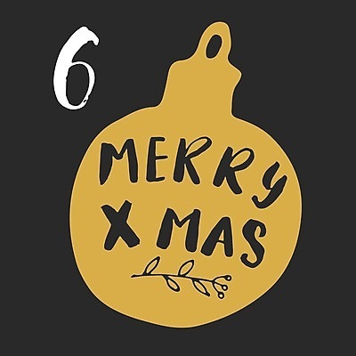 EPS 해외이미지 영어 크리스마스 일러스트 타이포그라피 사람없음 숫자 달력 날짜 12월 오너먼트 해외일러스트 문자 기념일 크리스마스장식 파일형식 벡터 이미지허브