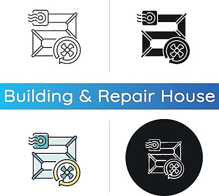 EPS 해외이미지 화살표 일러스트 사람없음 세트 원형 환풍기 환기 환기구 해외일러스트 도형 장비 파일형식 벡터 이미지허브