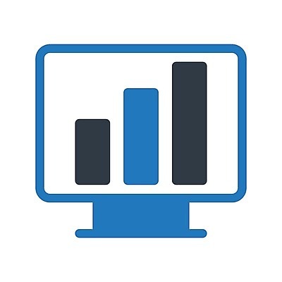 EPS 해외이미지 일러스트 통계 성공 그래프 금융 컴퓨터 픽토그램 스크린 텔레비전 자료 인포그래픽 성장 바 시장 플랫 심볼 분석 보고서 진행 마케팅 해외일러스트 컨셉 경제 전자제품 파일형식 벡터 이미지허브