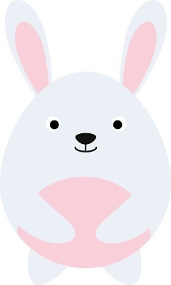 EPS 해외이미지 한마리 동물캐릭터 일러스트 사람없음 귀여움 토끼 해외일러스트 일러캐릭터 동물 캐릭터 1 컨셉 포유류 반려동물 파일형식 벡터 이미지허브