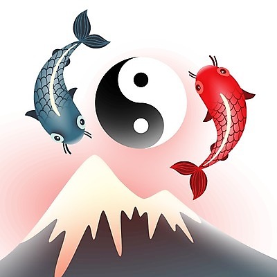 EPS 해외이미지 전통 디자인 문화 바다 여행 일러스트 산 어류 동양인 그래픽 장식 파란색 세트 태양 일본 중국 흰색 원형 화려 만화 심볼 그림 동쪽 후지산 해외일러스트 자연요소 도형 아시아 컬러 컨셉 인종 수중동물 세계문화유산 방향 파일형식 벡터 이미지허브