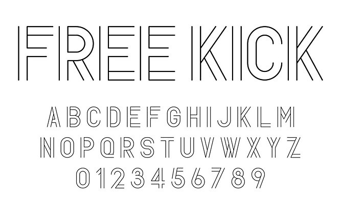 EPS 해외이미지 디자인 알파벳 영어 일러스트 대문자 타이포그라피 사람없음 세트 숫자 플랫 심플 프리킥 조합형타이포 미니멀 해외일러스트 문자 스포츠 파일형식 벡터 이미지허브