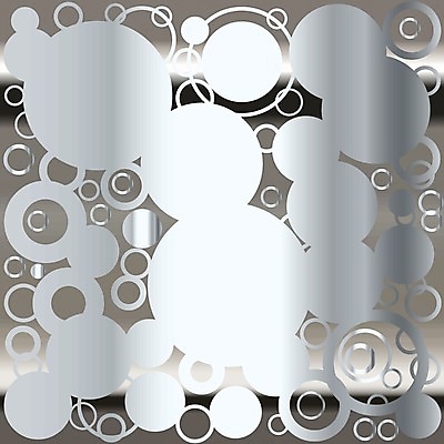 EPS 해외이미지 백그라운드 일러스트 미술 금속 흰색 원형 은색 그림 복고 해외일러스트 도형 컬러 재질 문화예술 파일형식 벡터 이미지허브