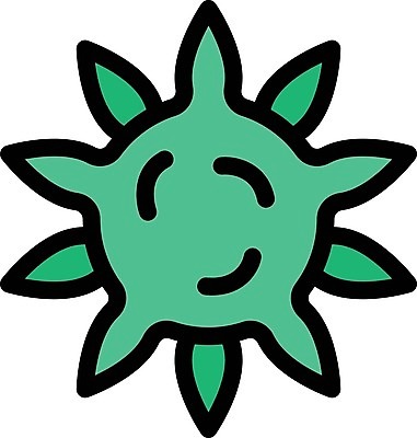 EPS 해외이미지 디자인 과학 일러스트 생물 세포 사람 약 검은색 바이러스 벌레 질병 심볼 사인 생물학 감염 꽃가루 미생물 박테리아 고립 곰팡이 면역력 에이즈 해외일러스트 교육 컬러 곤충 의학 가루 파일형식 벡터 이미지허브