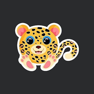 EPS 해외이미지 동물 템플릿 캐릭터 디자인 행복 야생동물 어린이 스티커 일러스트 아프리카 자연 동물원 미술 타이포그라피 그래픽 컬러풀 라벨 플랫 낙서 눈동자 만화 사파리 표범 고립 해외일러스트 일러캐릭터 문자 감정 나라 컬러 포유류 문화예술 프레임 사람 눈_신체부위 생태계 파일형식 벡터 이미지허브