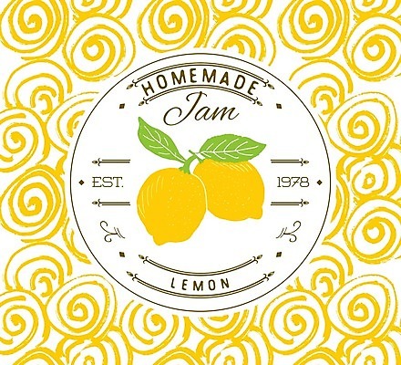 EPS 해외이미지 곡선 일러스트 사람없음 노란색 라벨 회오리 레몬 원형프레임 과일잼 프레임일러스트 홈메이드 해외일러스트 선 컬러 과일 프레임 원형 잼 만들기 파일형식 벡터 이미지허브