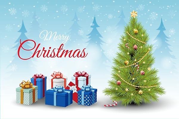 EPS 해외이미지 계절 크리스마스 겨울 일러스트 휴가 새로움 선물 상자 축하 인사 신용카드 눈송이 12월 연도 해외일러스트 기념일 컨셉 눈_날씨 금융 예절 날짜 파일형식 벡터 이미지허브