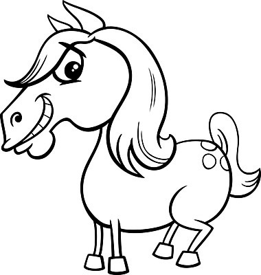 EPS 해외이미지 클립아트 동물 캐릭터 디자인 행복 일러스트 흑백 미소 웃음 그래픽 책 농장 가축 시골 만화 그림 꼬리 페이지 갈기 조랑말 색칠공부 해외일러스트 일러캐릭터 감정 농업 촬영기법 표정 학습 말_동물 색칠 파일형식 벡터 이미지허브