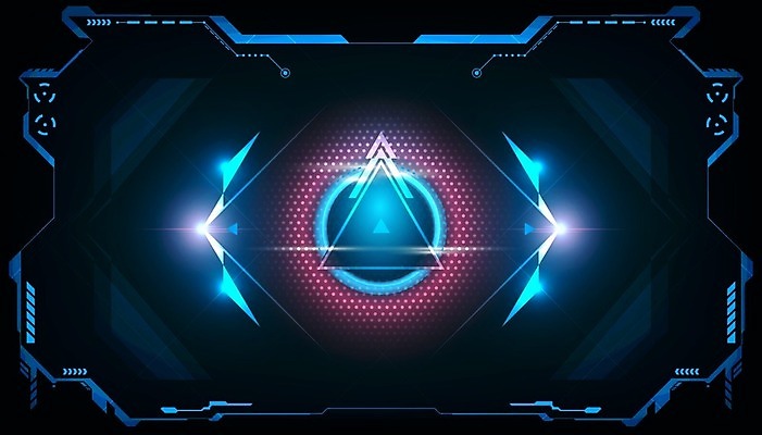 EPS 해외이미지 일러스트 사람없음 디지털 사이버 UI 인터페이스 SF 해외일러스트 파일형식 벡터 이미지허브