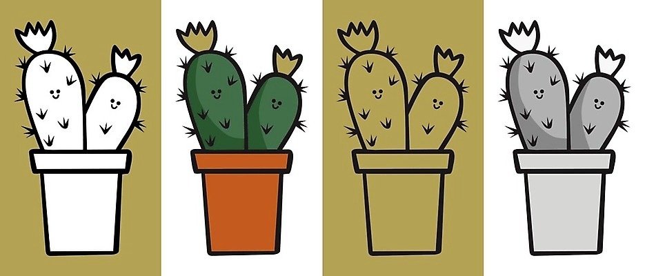 EPS 해외이미지 식물 꽃 실루엣 일러스트 자연 선인장 미소 초록색 세트 검은색 4 냄비 만화 척추 날카로움 우표 해외일러스트 컬러 뼈 촬영기법 표정 숫자 솥 생태계 파일형식 벡터 이미지허브