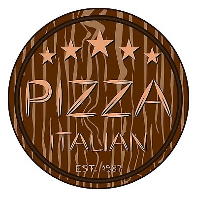 EPS 해외이미지 디자인 별 일러스트 도마 도마_주방용품 사람없음 이탈리아피자 피자집 해외일러스트 자연요소 주방용품 피자 상점 파일형식 벡터 이미지허브