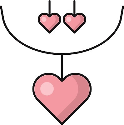 EPS 해외이미지 여자 백그라운드 일러스트 목걸이 장신구 팔찌 선물 유행 흰색 황금 고급 우아함 보석 스케치 심볼 다이아몬드 손그림 고립 팬던트 스타일 해외일러스트 컬러 컨셉 미술 사람 광석 파일형식 벡터 문화예술 이미지허브
