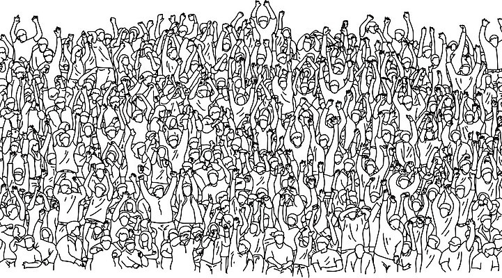 EPS 해외이미지 배너 음악 스포츠 포즈 백그라운드 일러스트 응원 아이디어 사람 이벤트 그래픽 파티 검은색 축제 축구 경기장 콘서트 공연 축하 그룹 낙서 군중 스케치 그림 윤곽 쇼 손그림 덩어리 고립 승자 필승 헤딩 해외일러스트 컬러 컨셉 스포츠시설 문화예술 미술 구기 우승 파일형식 벡터 이미지허브