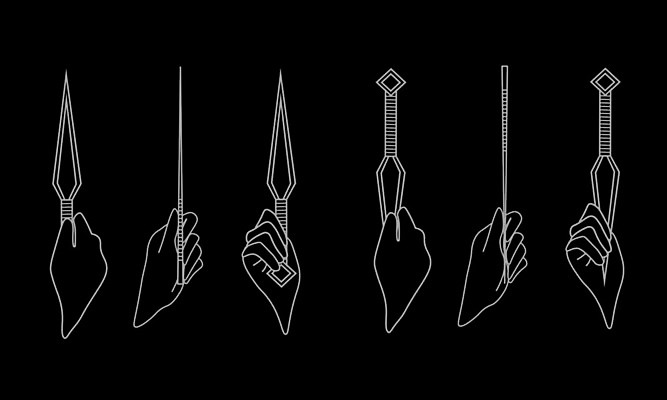 EPS 해외이미지 손 무기 스포츠 운동화 2 일러스트 손가락 종류 손바닥 손잡이 설명 취미 그래픽 일본 검은색 어둠 회색 수확 공구 잡기 칼날 던지기 칼 가장자리 위험 군용 싸움 사냥 날카로움 윤곽 팔 동쪽 예시 생존 해외일러스트 아시아 컬러 신발 컨셉 농업 모션 군대 신체부위 도구 둘레 방향 파일형식 벡터 이미지허브