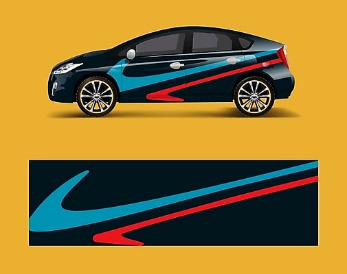 EPS 해외이미지 디자인 백그라운드 일러스트 자동차 추상 사람없음 목업 자동차코팅 해외일러스트 육상교통 무늬 파일형식 벡터 이미지허브