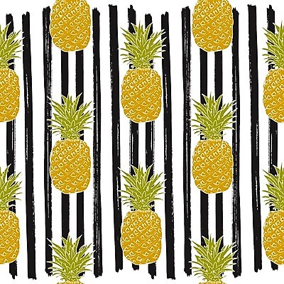 EPS 해외이미지 백그라운드 패턴 일러스트 붓터치 사람없음 파인애플 직선 해외일러스트 선 무늬 과일 열대과일 파일형식 벡터 이미지허브