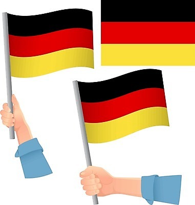 EPS 해외이미지 손 배너 물결 일러스트 독일 깃발 심볼 해외일러스트 유럽 신체부위 파일형식 벡터 이미지허브