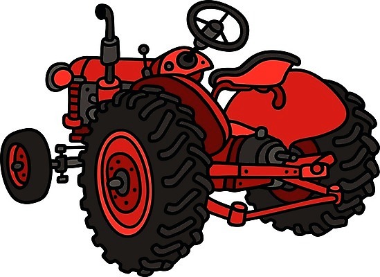 EPS 해외이미지 밭 농업 일러스트 빨간색 농장 수확 업무 오픈 클래식 작음 만화 땅 복고 트랙터 모터 밭일 옛날 해외일러스트 산업 컬러 컨셉 작업 크기 농기계 특수차량 파일형식 벡터 이미지허브