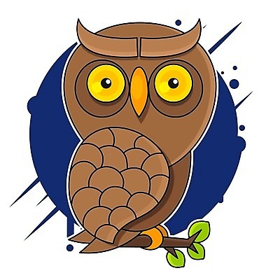 EPS 해외이미지 동물캐릭터 일러스트 사람없음 부엉이 해외일러스트 일러캐릭터 동물 캐릭터 조류 파일형식 벡터 이미지허브