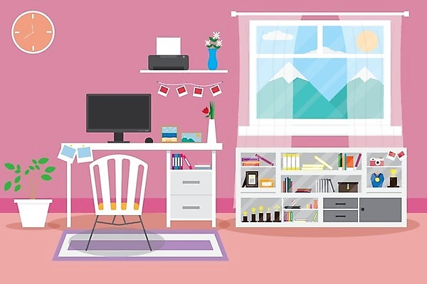 EPS 해외이미지 직업 디자인 종이 시계 가구 백그라운드 컨셉 인터넷 의자 일러스트 비즈니스 창문 탁자 주택 직장 실내 내부 그래픽 파란색 컴퓨터 사무실 우주 스크린 모니터 방 쓰레기통 램프 도시 업무 작업실 플랫 쓰레기 디자이너 만화 심볼 책상 폴더 개발 스타일 해외일러스트 컬러 생활용품 회사 조명 건물 전자제품 작업 파일 파일형식 벡터 이미지허브