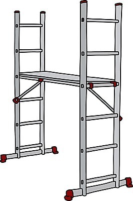 EPS 해외이미지 일러스트 사다리 벽돌 빨간색 금속 업무 작음 만화 단상 발판 국회 복원 접기 철강 해외일러스트 컬러 모션 재질 도구 작업 크기 파일형식 벡터 이미지허브