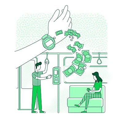 EPS 해외이미지 전신 손 여자 남자 지폐 일러스트 무선통신 버스 정보기술 손잡이 서기 들기 앉기 성인 두명 초록색 스마트폰 다리꼬기 잡기 스마트 라인아트 결제 편리함 스마트워치 성인만 해외일러스트 선 육상교통 컬러 컨셉 돈 통신 모션 대중교통 기술 사람 신체부위 핸드폰 스마트기기 웨어러블 파일형식 벡터 이미지허브