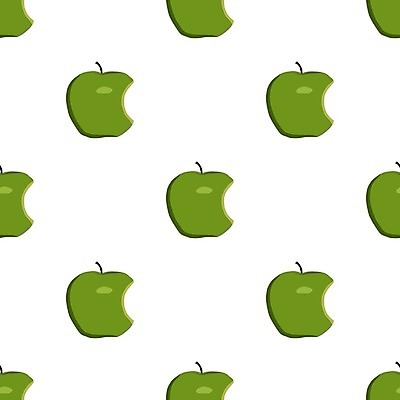 EPS 해외이미지 잎 패턴 일러스트 사람없음 패턴백그라운드 사과 청사과 해외일러스트 식물 백그라운드 무늬 과일 파일형식 벡터 이미지허브