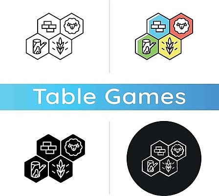 EPS 해외이미지 나무 여러마리 일러스트 벽돌 사람없음 세트 블록 양 원형 풀 육각형 보드게임 해외일러스트 도형 식물 다수 포유류 놀이 파일형식 벡터 이미지허브