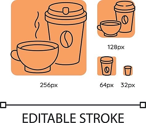 EPS 해외이미지 디자인 잡화 커피 음료 선 컨셉 일러스트 미술 컵 세트 픽토그램 상점 식당 검은색 웹 카페 머그컵 뜨거움 플랫 차 아침식사 심볼 사인 메뉴 그림 심플 윤곽 치수 향 카푸치노 에스프레소 고립 얇은 해외일러스트 식기 컬러 인터넷 문화예술 식사 파일형식 벡터 이미지허브