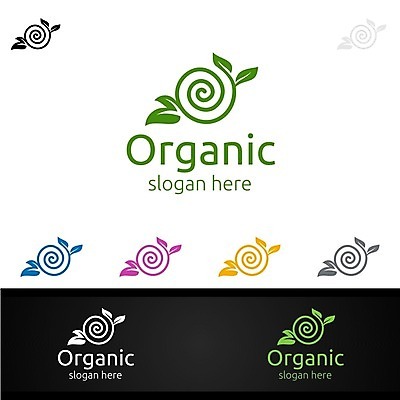 EPS 해외이미지 디자인 잎 사람없음 심볼 에코 유기농 바이오 브랜딩 해외일러스트 식물 웰빙 환경 파일형식 벡터 이미지허브