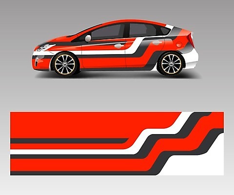 EPS 해외이미지 디자인 백그라운드 일러스트 자동차 추상 사람없음 빨간색 목업 자동차코팅 해외일러스트 육상교통 컬러 무늬 파일형식 벡터 이미지허브