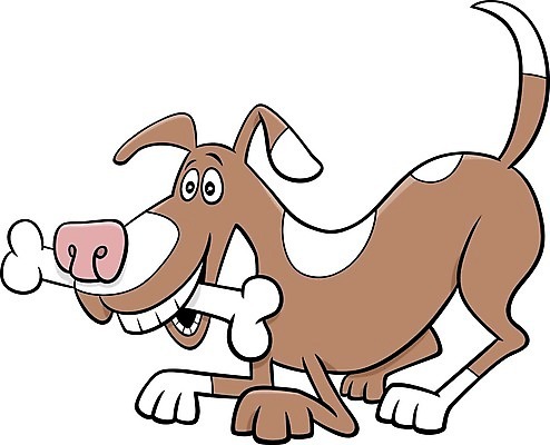 EPS 해외이미지 캐릭터 무늬 일러스트 뼈 사람없음 반려동물 갈색 귀여움 개 만화 물기포 해외일러스트 일러캐릭터 동물 컬러 컨셉 포유류 파일형식 벡터 이미지허브