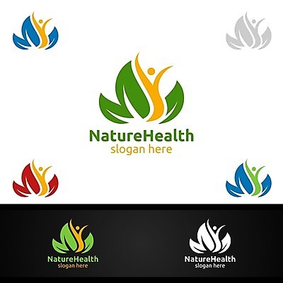 EPS 해외이미지 디자인 잎 사람모양 사람없음 심볼 에코 바이오 브랜딩 해외일러스트 모양 식물 환경 파일형식 벡터 이미지허브