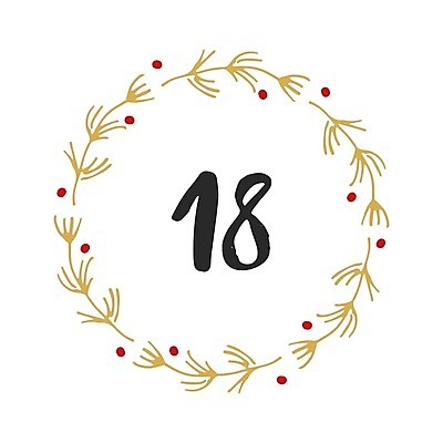 EPS 해외이미지 일러스트 타이포그라피 사람없음 숫자 달력 날짜 12월 크리스마스리스 해외일러스트 문자 화환 파일형식 벡터 이미지허브