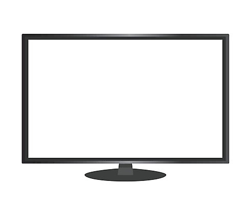 EPS 해외이미지 템플릿 디자인 일러스트 컴퓨터 디지털 스크린 모니터 검은색 텔레비전 흰색 플랫 우아함 영화관 영화 오브젝트 동영상 멀티미디어 고립 엘리먼트 목업 주도 해외일러스트 컬러 컨셉 문화예술 전자제품 예절 극장 파일형식 벡터 이미지허브